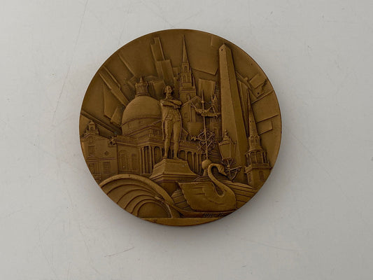 Vintage Bronze Boston Jubilee Medal at Duckwells