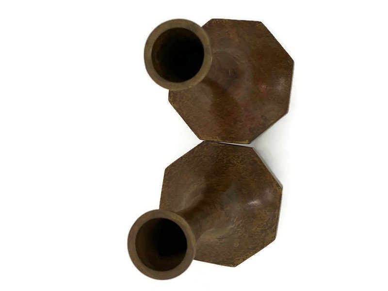 Vintage Bronze Modern Vases - Duckwells