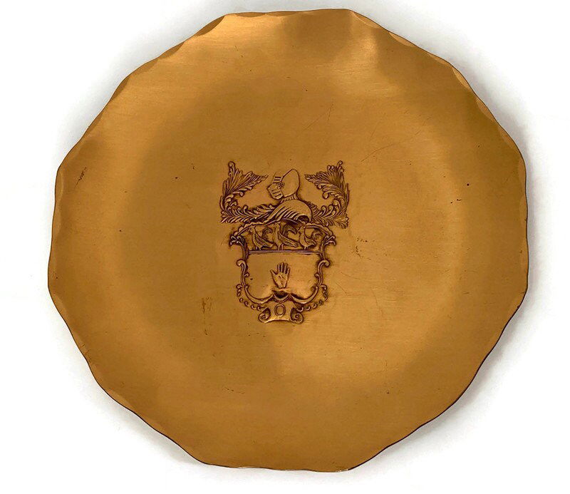 Vintage Bronze Plate - Duckwells