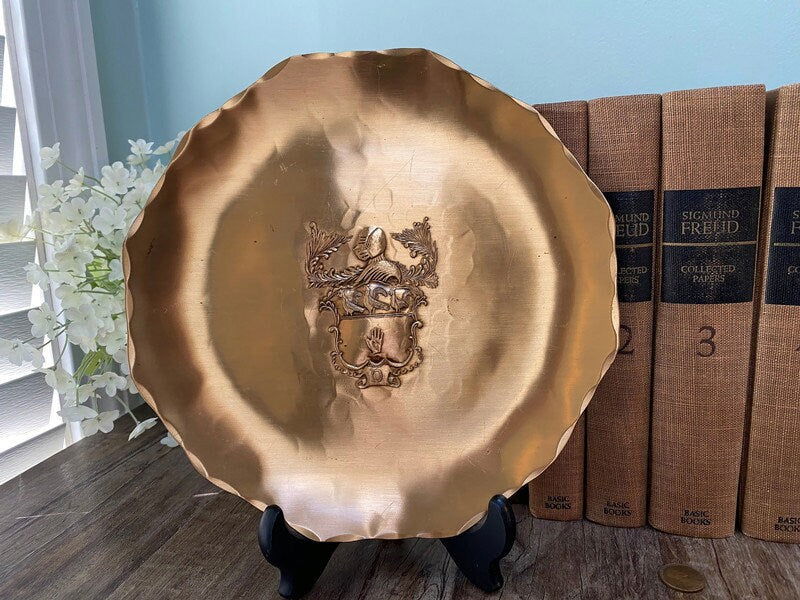 Vintage Bronze Plate - Duckwells
