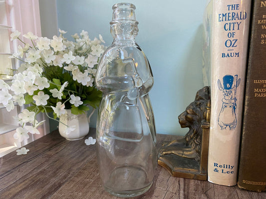 Vintage Carrie Nation Vinegar Bottle by Owens Glass - Duckwells