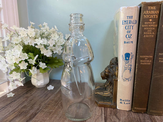 Vintage Carrie Nation Vinegar Bottle by Owens Glass - Duckwells