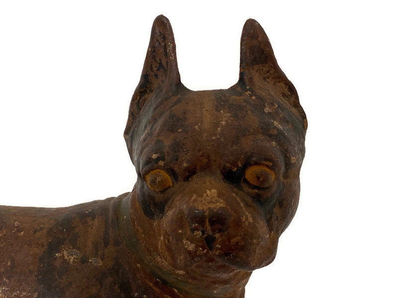 Vintage Cast Iron Boston Terrier - Duckwells