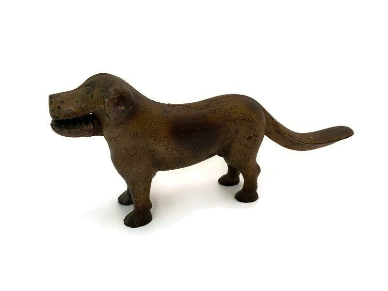 Vintage Cast Iron Dog Nutcracker - Duckwells