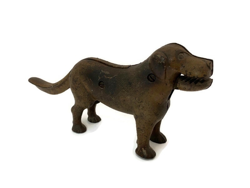 Vintage Cast Iron Dog Nutcracker - Duckwells