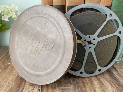 Vintage Castle Films Movie Reel and Agfa Can - Duckwells