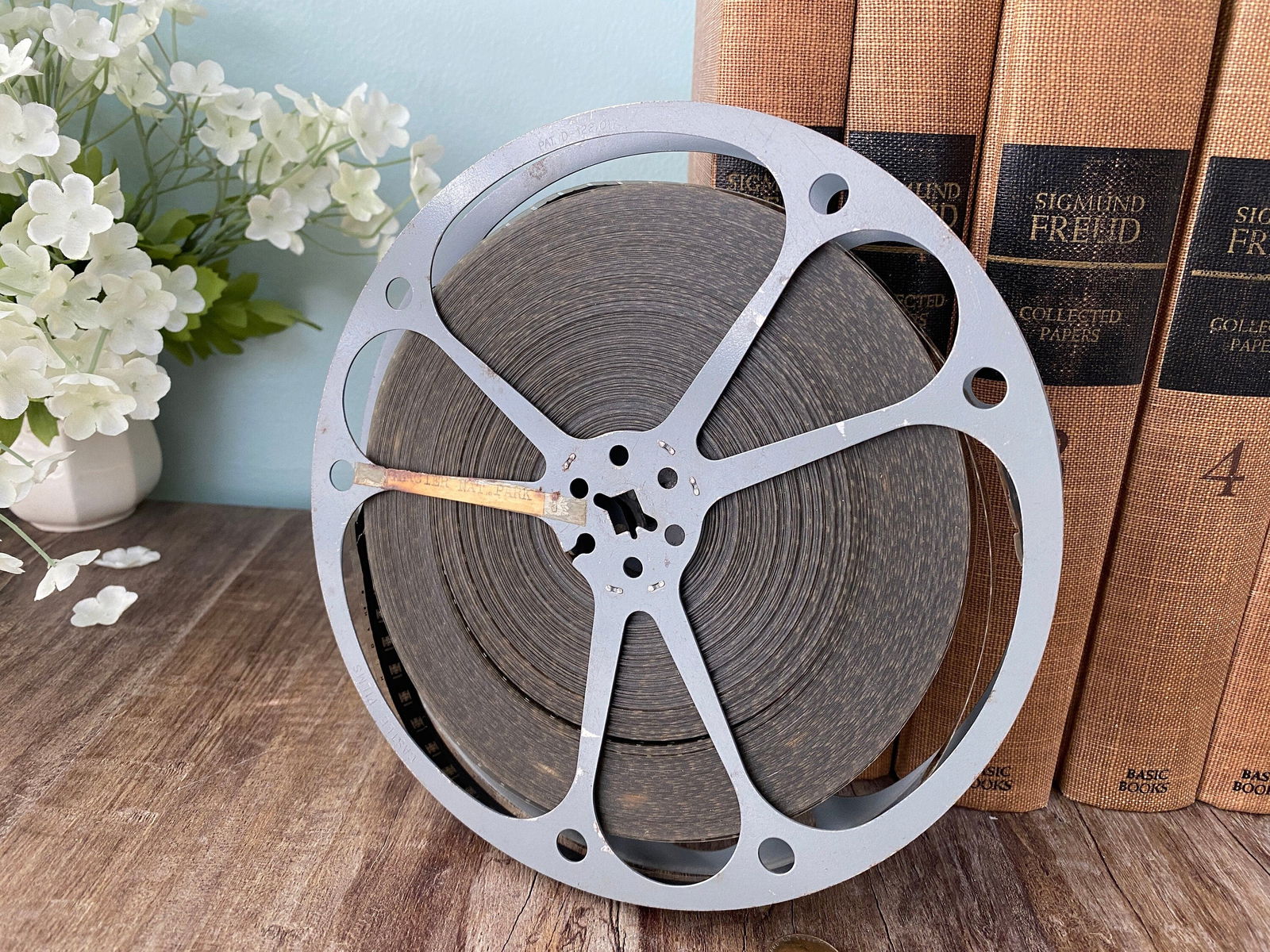 Vintage Castle Films Movie Reel and Agfa Can - Duckwells