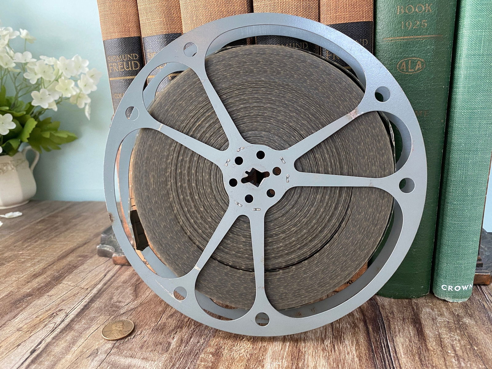 Vintage Castle Films Movie Reel and Agfa Can - Duckwells