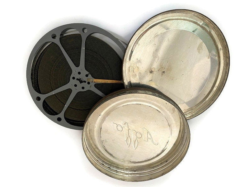Vintage Castle Films Movie Reel and Agfa Can - Duckwells