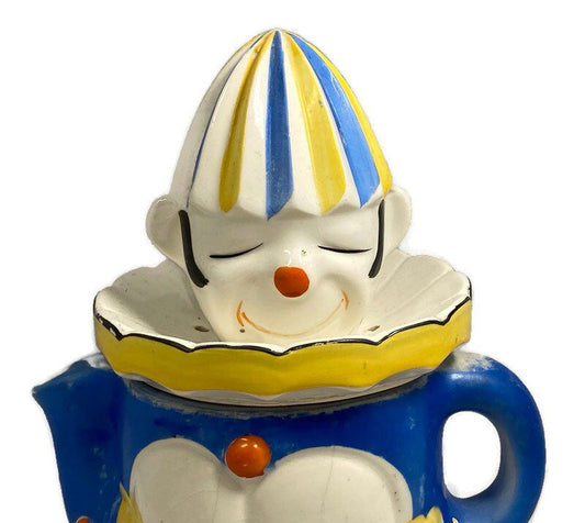 Vintage Ceramic Circus Clown Reamer Juicer at Duckwells