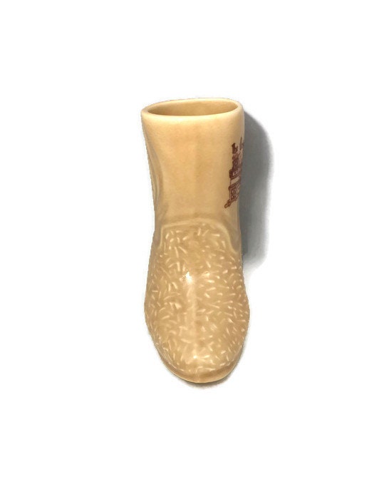 Vintage Ceramic Cowboy Boot Figurine - Duckwells
