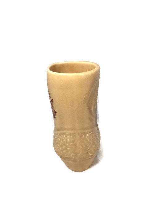 Vintage Ceramic Cowboy Boot Figurine - Duckwells