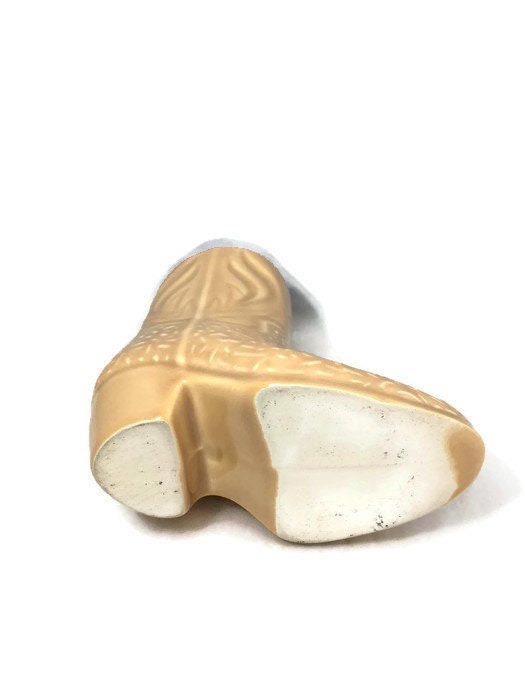 Vintage Ceramic Cowboy Boot Figurine - Duckwells