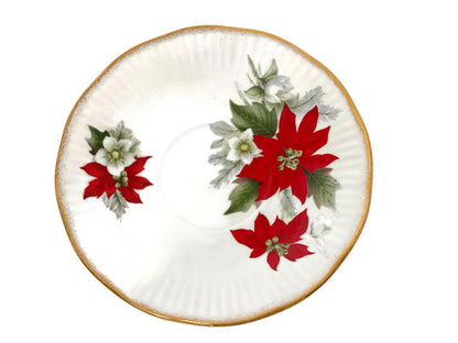 Vintage Christmas Cup and Saucer Set - Duckwells