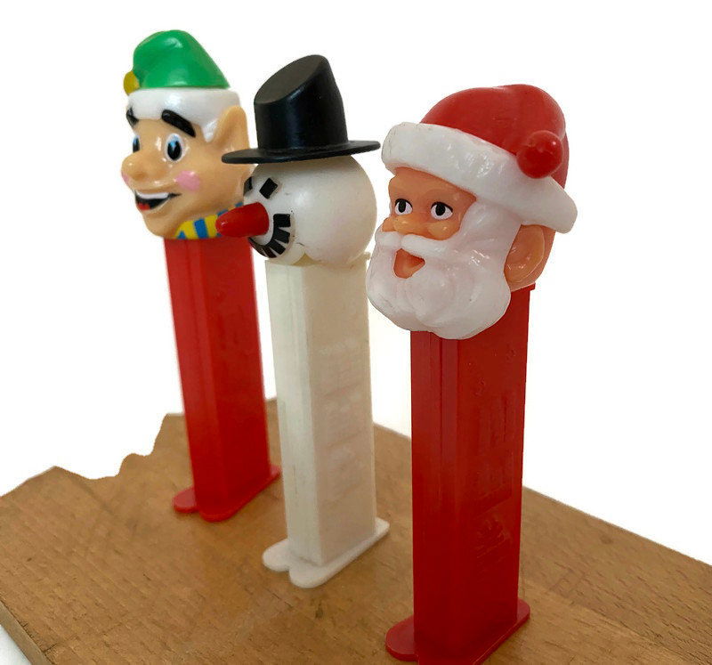Vintage Christmas Pez Dispensers - Duckwells