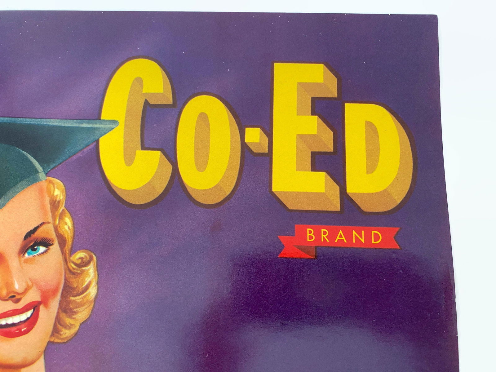 Vintage Coed Fruit Label Los Angeles California - Duckwells