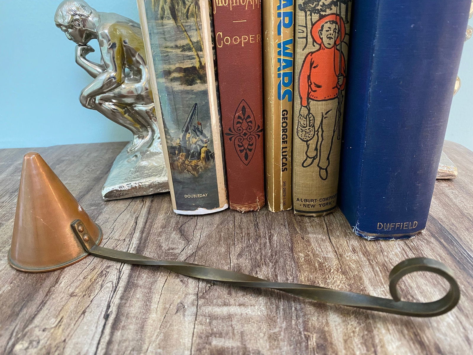 Vintage Copper and Brass Candle Snuffer - Duckwells