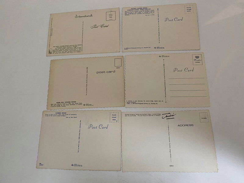 Vintage Covered Bridges Postcards Lot - Duckwells