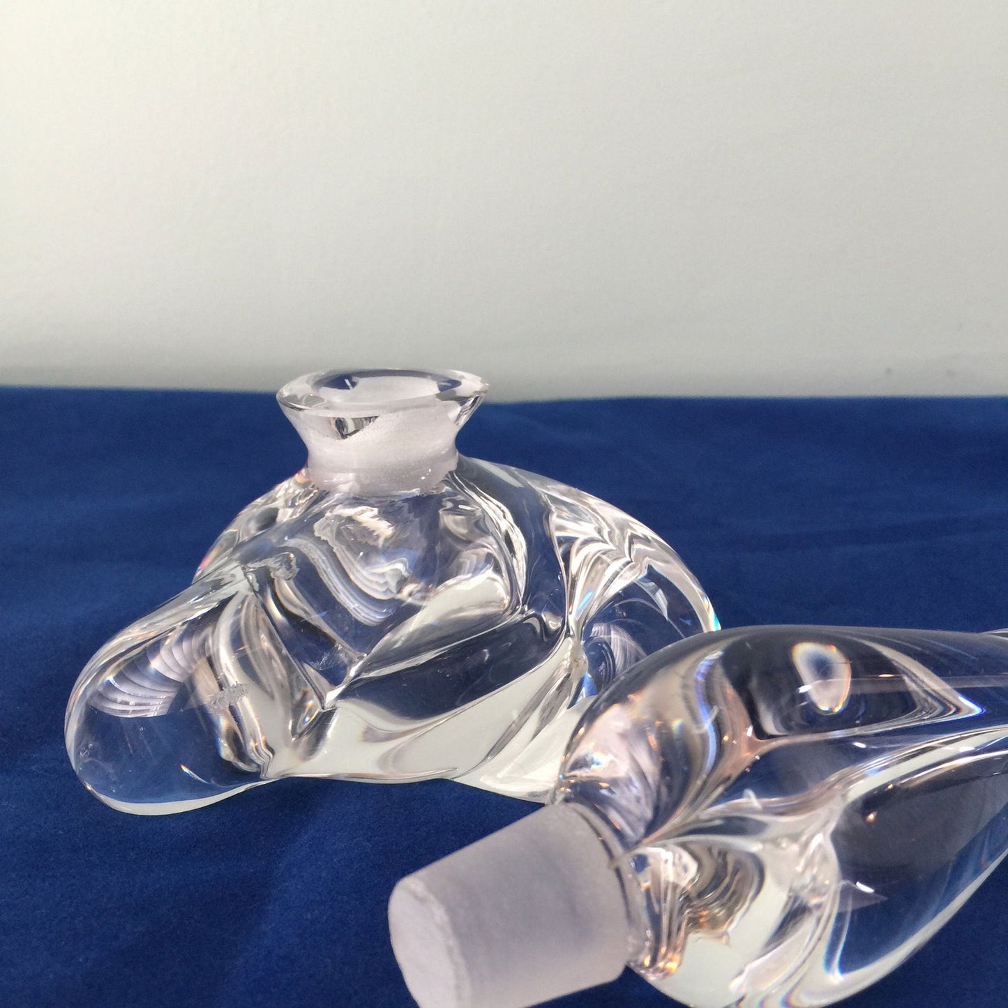 Vintage Crystal Perfume Bottle - Duckwells