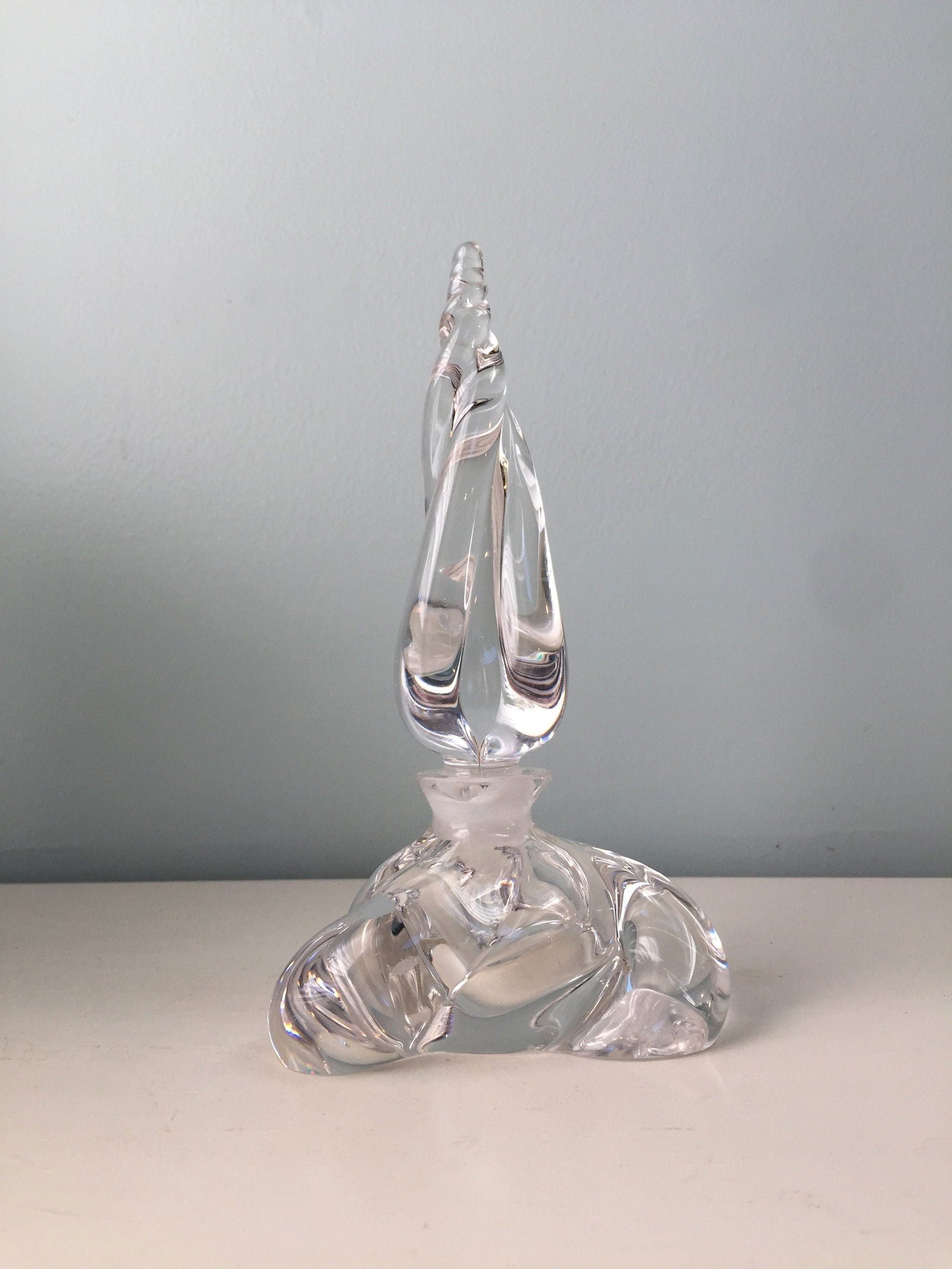 Vintage Crystal Perfume Bottle - Duckwells