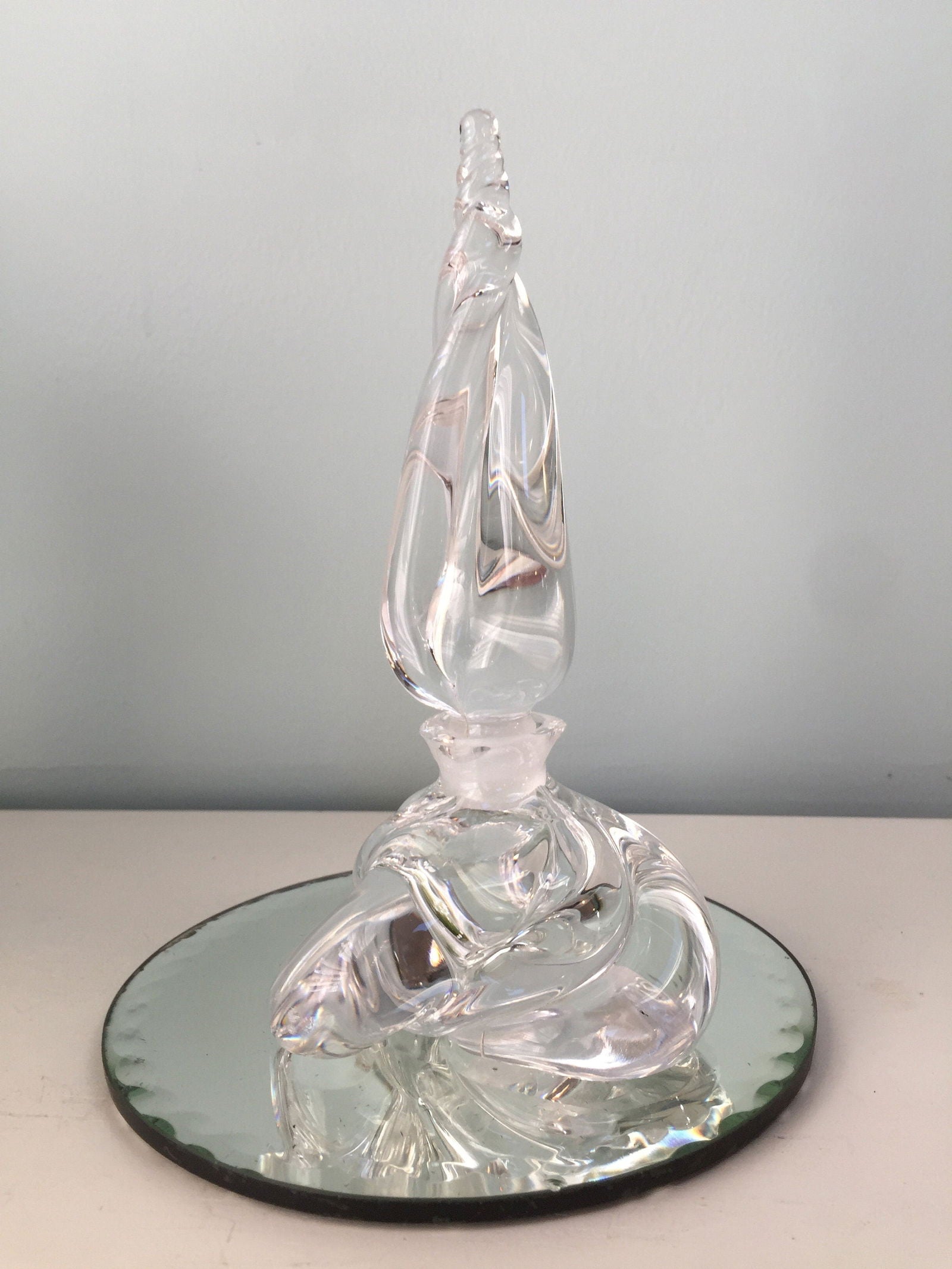 Vintage Crystal Perfume Bottle - Duckwells