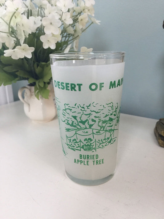 Vintage Desert of Maine Souvenir Glass - Duckwells