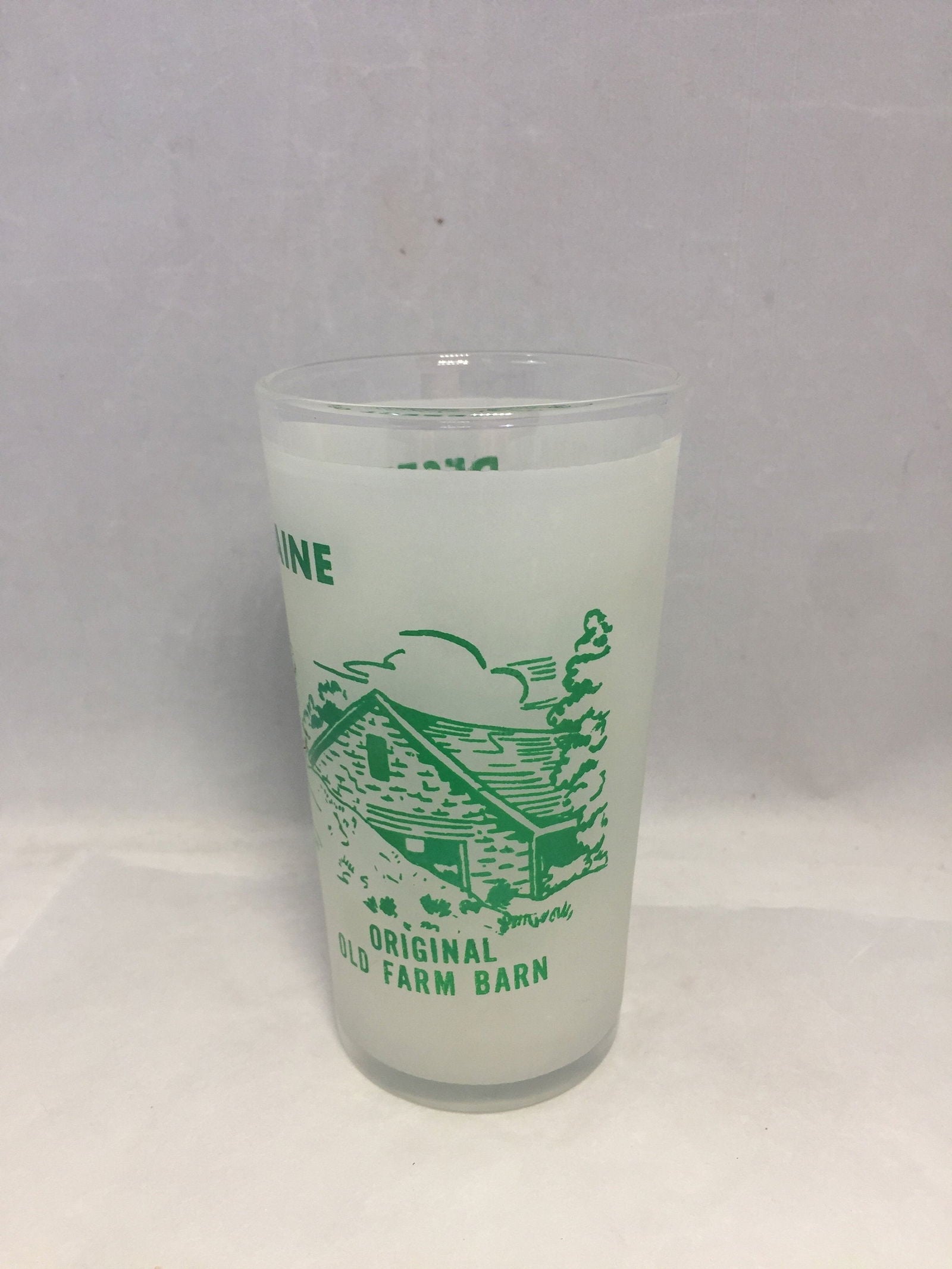 Vintage Desert of Maine Souvenir Glass - Duckwells