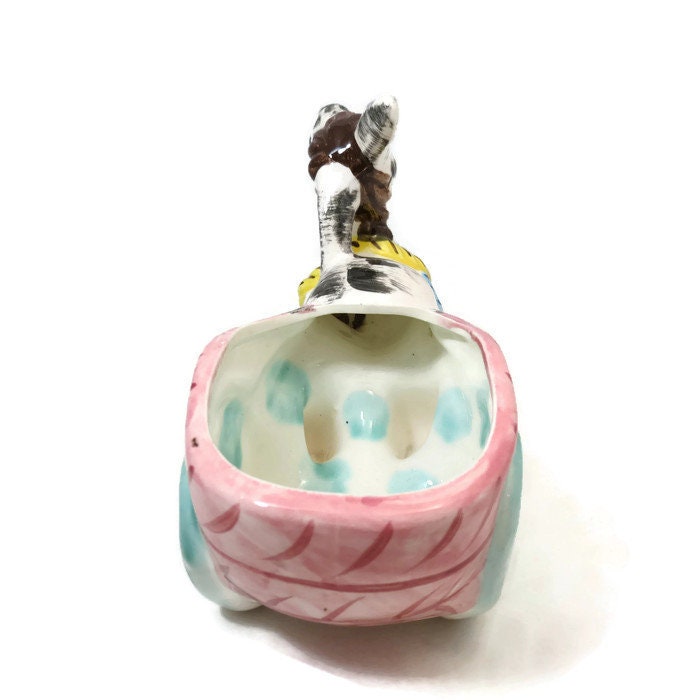 Vintage Donkey Cart Ceramic Planter - Duckwells