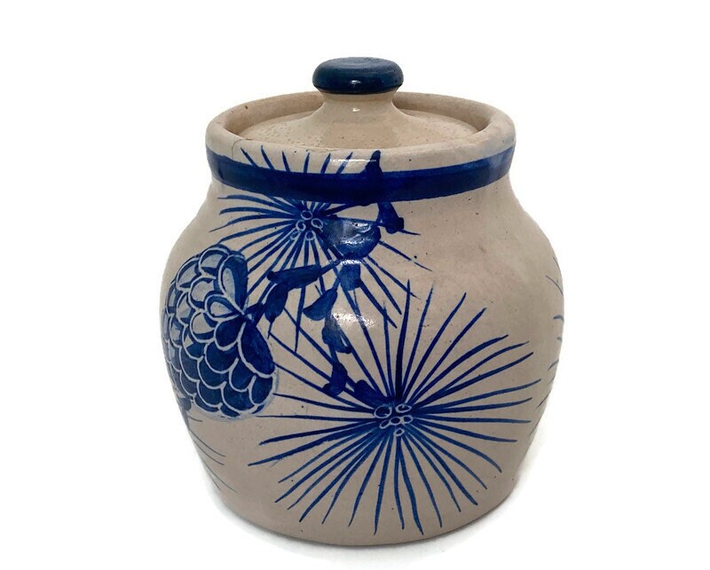 Vintage Dorchester Pottery Covered Jar - Duckwells