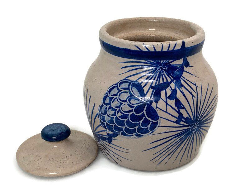 Vintage Dorchester Pottery Covered Jar - Duckwells
