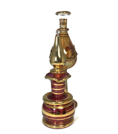 Vintage Egyptian Glass Perfume Bottles - Duckwells