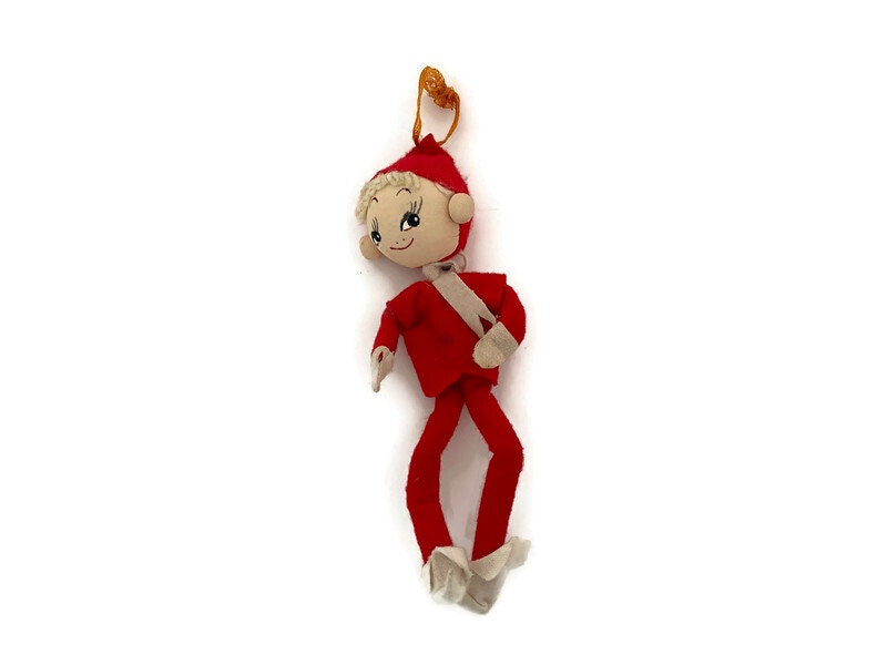 Vintage Elf Christmas Ornament Decoration - Duckwells