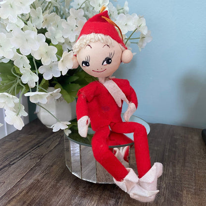 Vintage Elf Christmas Ornament Decoration - Duckwells