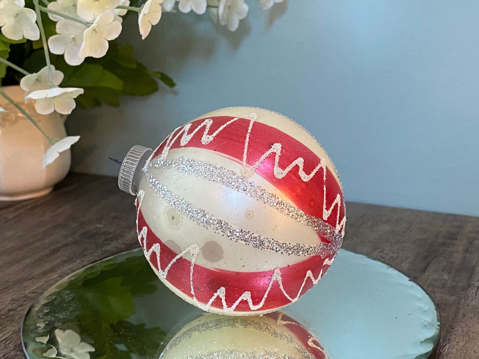 Vintage European Christmas Glass Ornaments with Original Box - Duckwells