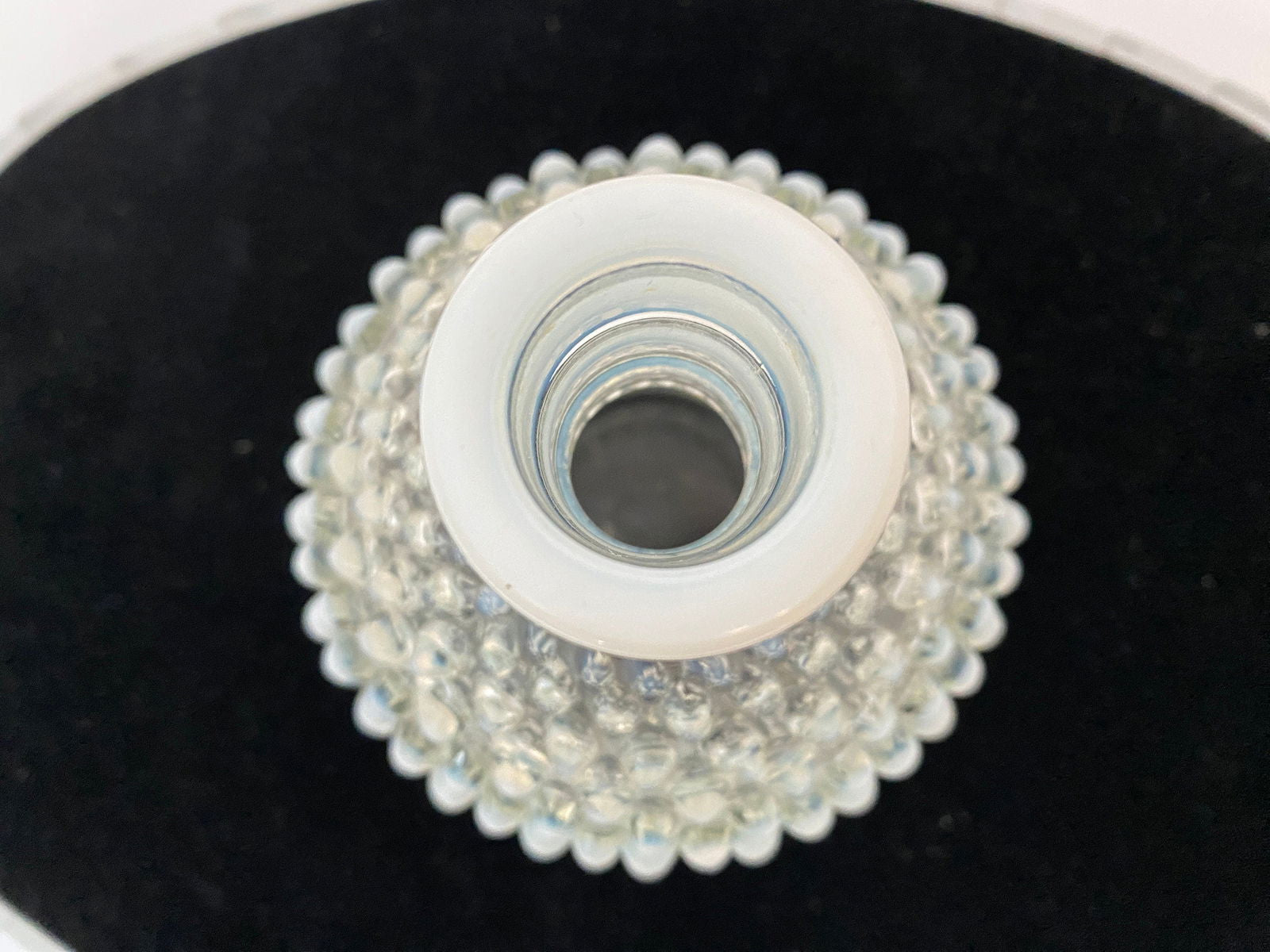 Vintage Fenton Hobnail Opalescent Bottle - Duckwells