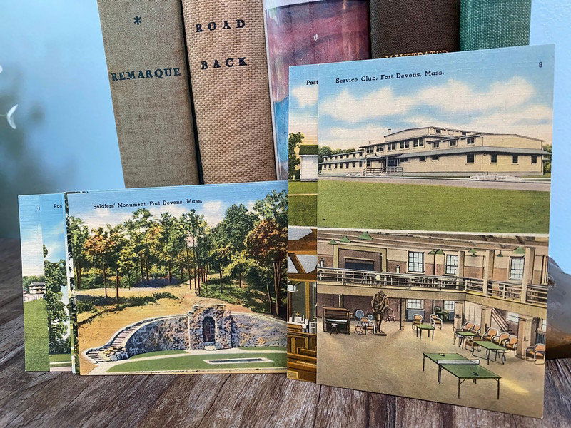 Vintage Fort Devens Postcards - Duckwells