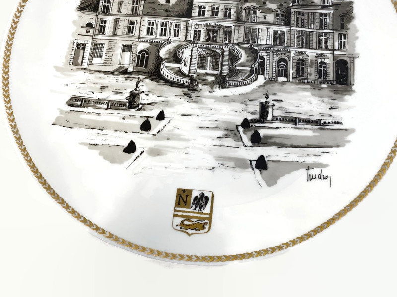 Vintage Fountainebleau Limited Edition L. Lourioux France Plate - Duckwells