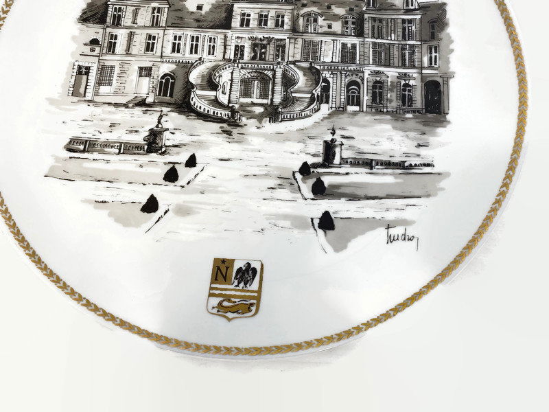 Vintage Fountainebleau Limited Edition L. Lourioux France Plate - Duckwells