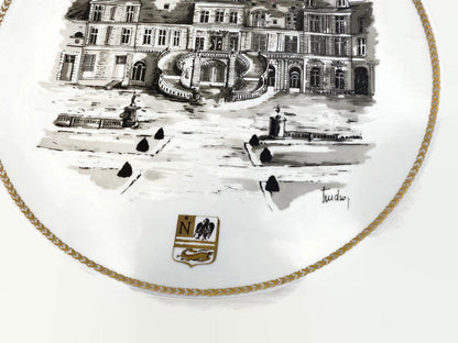 Vintage Fountainebleau Limited Edition L. Lourioux France Plate - Duckwells