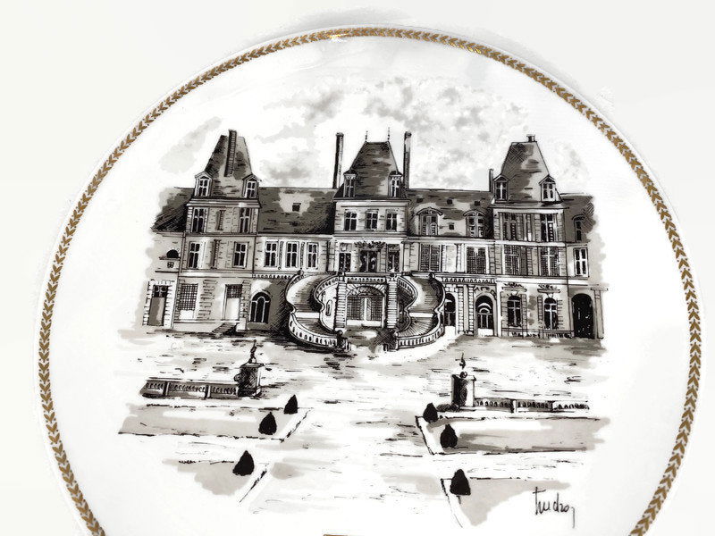 Vintage Fountainebleau Limited Edition L. Lourioux France Plate - Duckwells