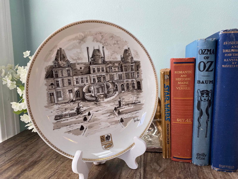 Vintage Fountainebleau Limited Edition L. Lourioux France Plate - Duckwells
