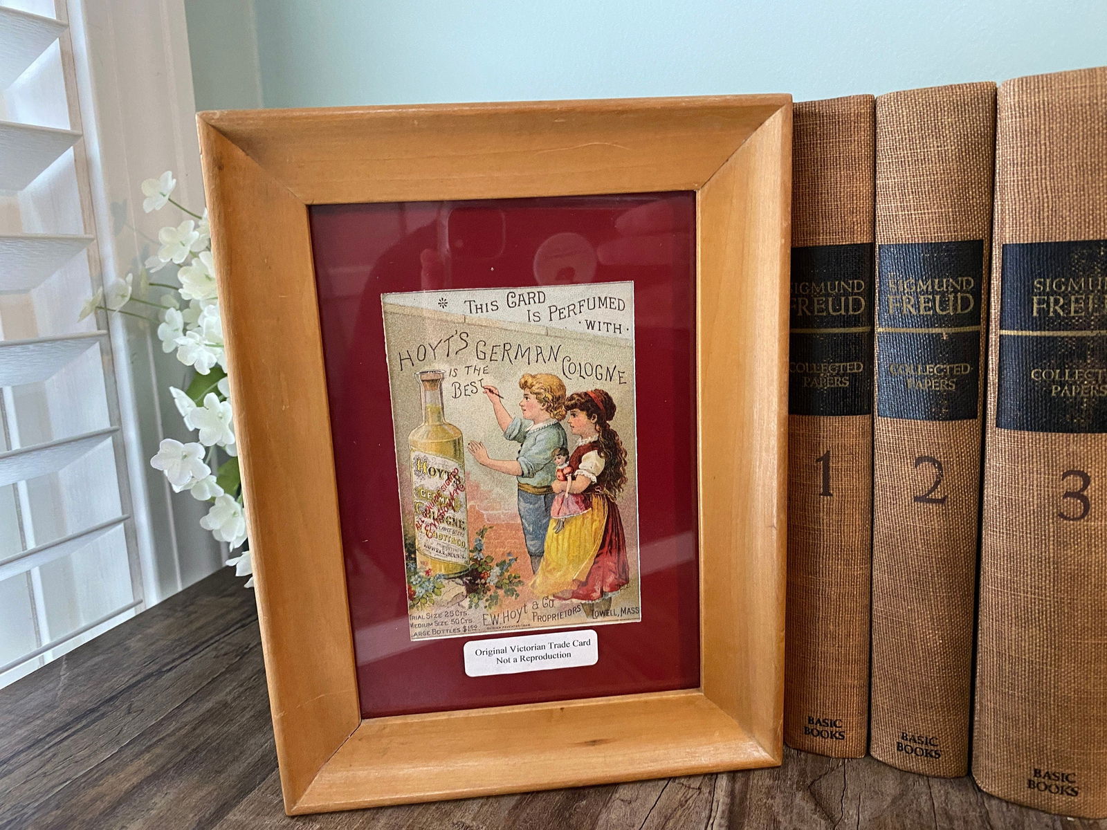 Vintage Framed Antique Victorian Era Trade Card - Duckwells