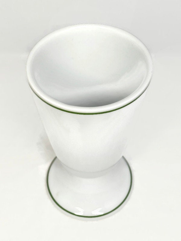 Vintage French Porcelain Pedestal Cup - Duckwells
