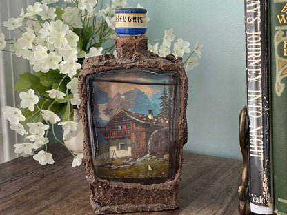 Vintage German Diorama Erzeugnis Liquor Bottle at Duckwells