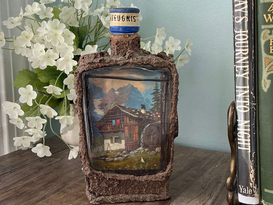 Vintage German Diorama Erzeugnis Liquor Bottle at Duckwells