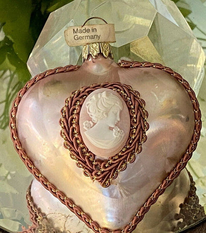 Vintage German Glass Christmas Ornament - Duckwells