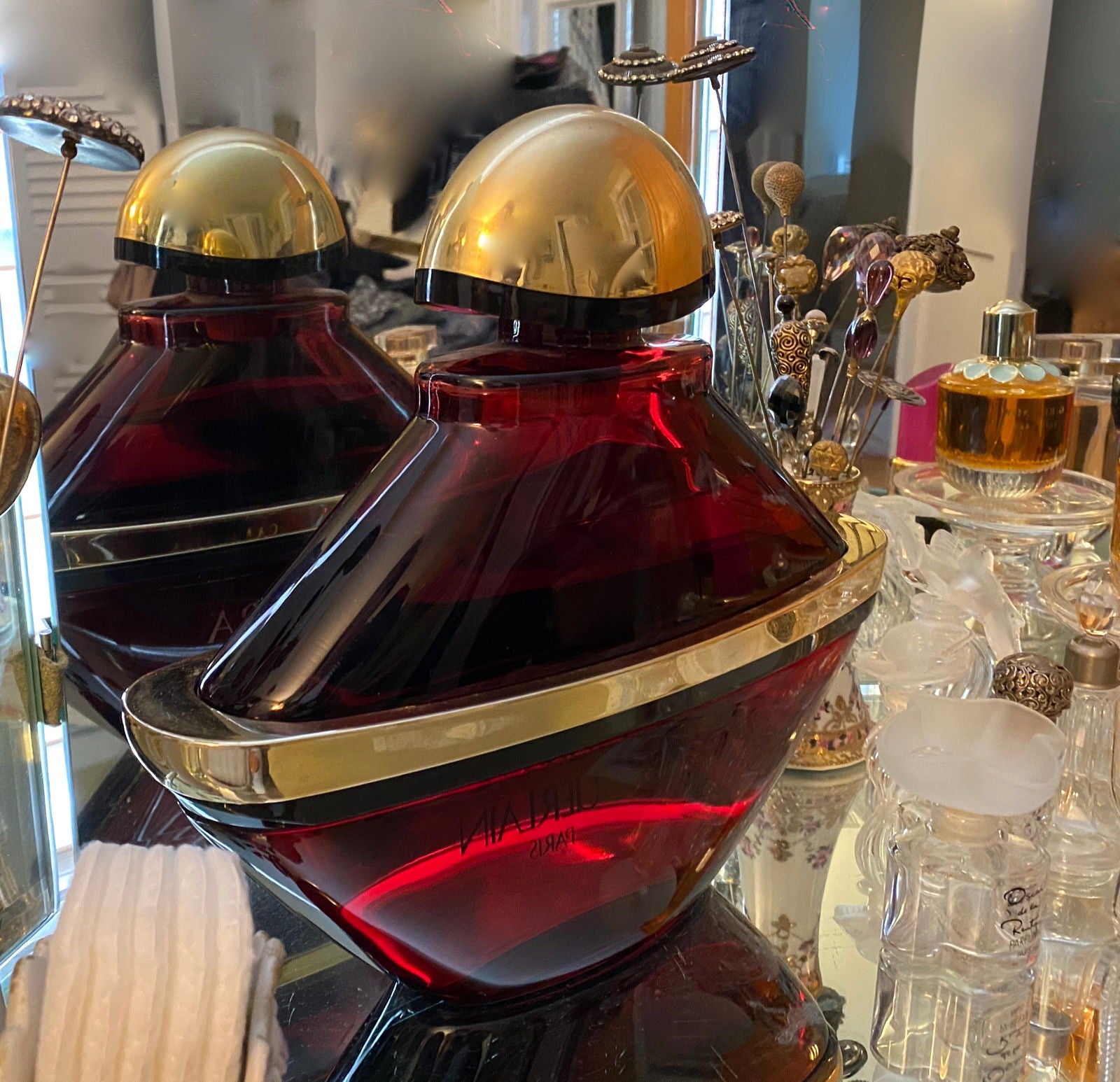 Vintage Giant Guerlain Factice Perfume Bottle Store Display