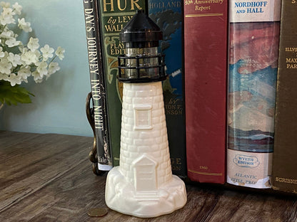 Vintage Glass Lighthouse Cologne Decanter - Duckwells