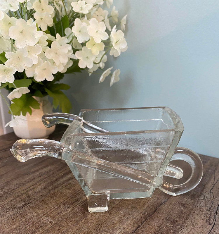 Vintage Glass Wheelbarrow - Duckwells