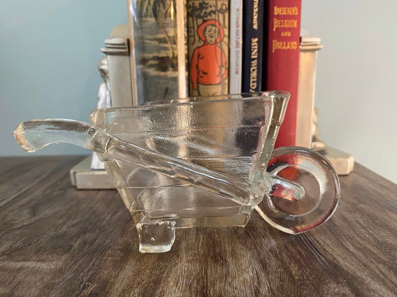 Vintage Glass Wheelbarrow - Duckwells